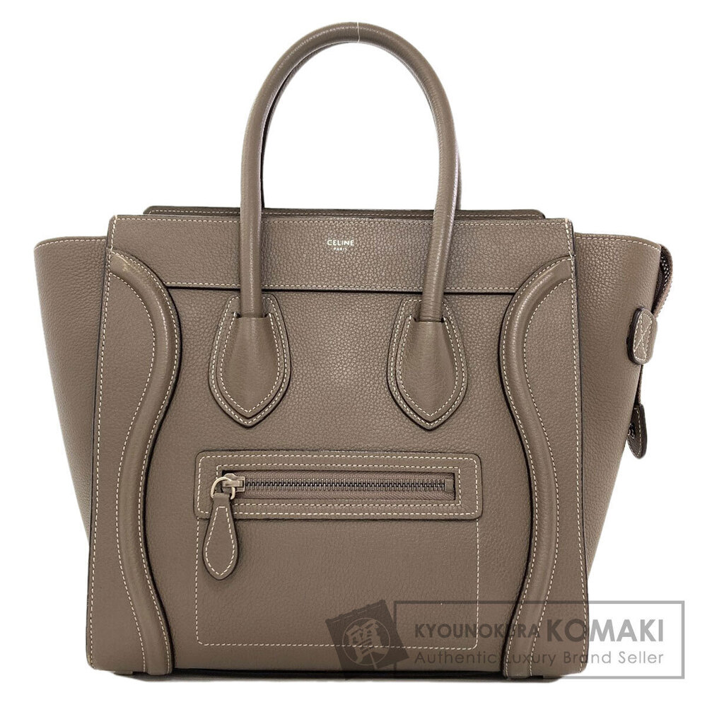 Celine Luggage Tote Handbag Leather
